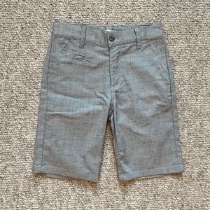 Boys Formal Gray Shorts